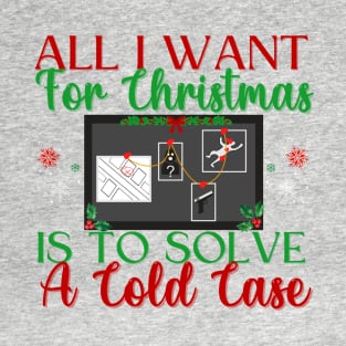 Cold Case Solve Xmas T-Shirt